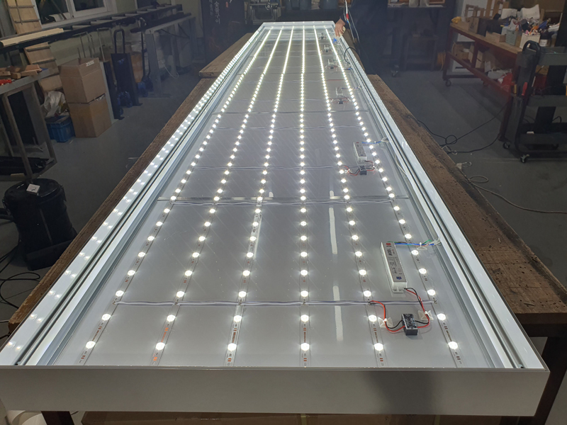 2. 자동차 매장 LED 작업