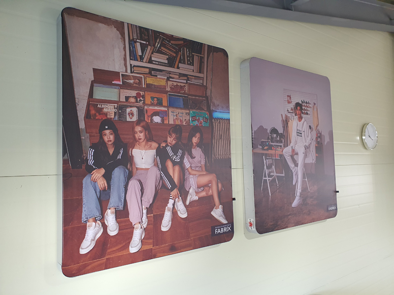 3. 사면 라운드 간판